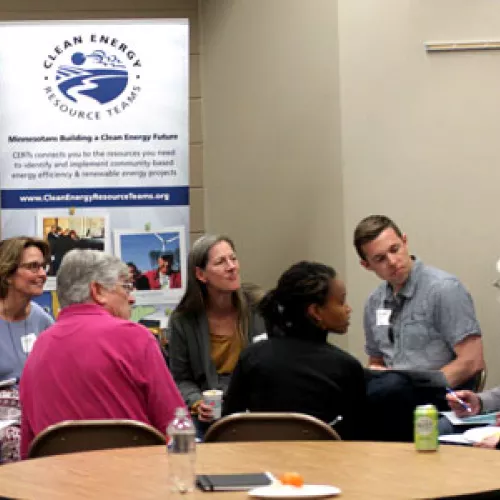 Minneapolis Neighborhood Leaders Gathered at Mayflower Church on April 30th