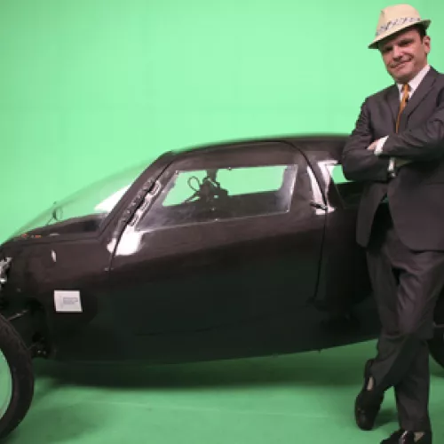 Prototype for electric tricycle hits the streets