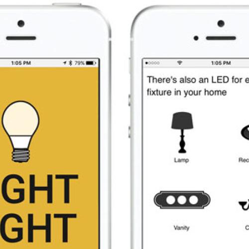 Right Light App for energy-efficient LED bulbs