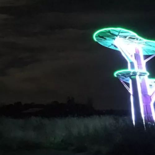 Solar Tree by Asia Ward at Franconia Sculpture Park