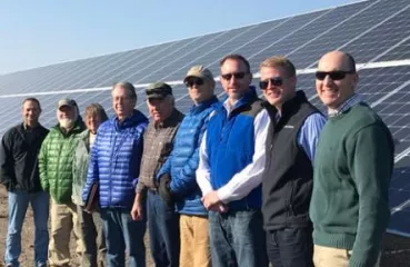 swine farmers tour solar