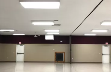 Brownton Community Center lighting