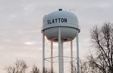 Slayton water tower
