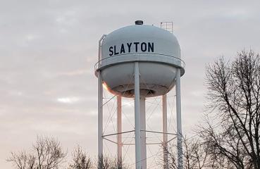 Slayton water tower