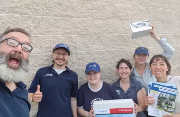 group smiling