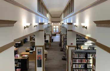 Library entryway