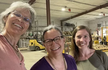 Erika Gilsdorf with Carolyn Pohlman and Nadya Bucklin