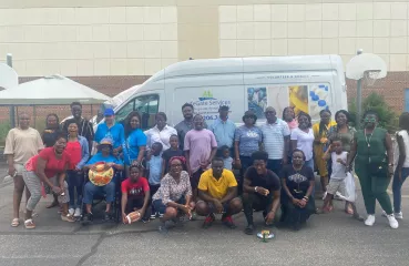 Community outreach hosted by Lifegate Services at Jefferson Elementary School ground.