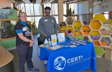 CERTs staff at table