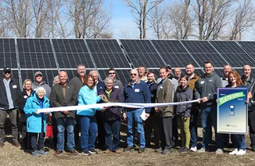 Ribbon cutting at Canby campus