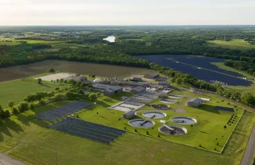 The Nutrient, Energy, and Water (NEW) Recovery Facility in St. Cloud, Minnesota.