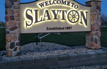 Welcome sign