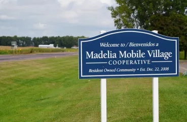 Welcome sign