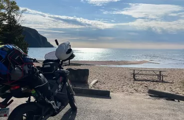 Dan Ward’s electric motorcycle 