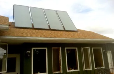 Camphill solar hot water installation