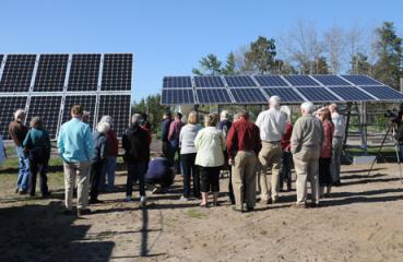 Solar installation at Lutheran Church of the Cross in Nisswa, MN