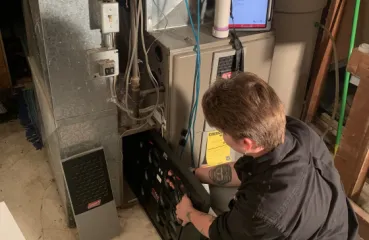 Utility boxes getting inspected.