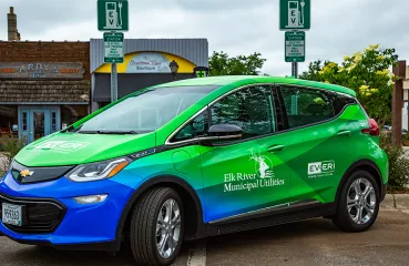 elk river ev and charger