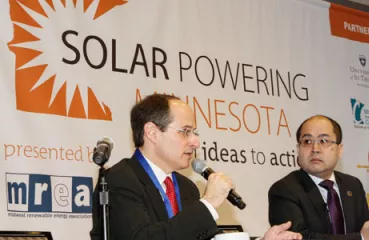 Commissioner Rothman and Minh Le kick off event