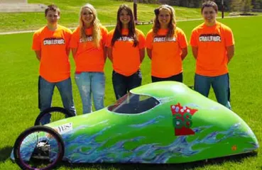 Royalton YES! Team with their super mileage car