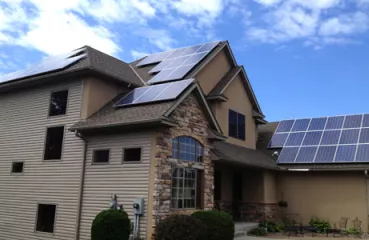 The Villella household utilizes several technologies, including geothermal, Solar PV and electric vehicles.