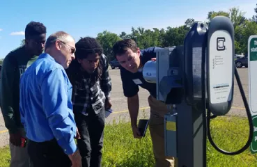 Kicking the tires on electric vehicle charging stations in Bemidji, MN