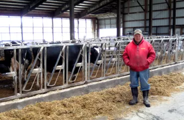 Gary Hoffman is saving a lot of energy on his dairy farm with efficiency measures