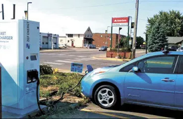 New EV DC fast charging station in Pine City, MN