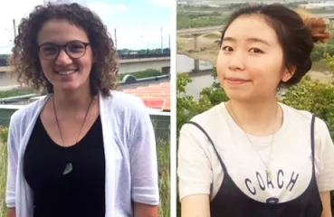 CERTs summer interns Emma Ryan and Jinny Kim