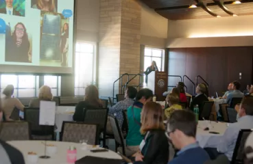Diana McKeown introduces Metro CERT Staff at Annual Event