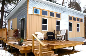 The Eco-Affordable Home was featured during the 2014 Sustainable Places Tour sponsored by the Bemidji Sustainability Committee