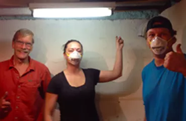Pilot home for Giving Comfort At Home gets a thumbs up for air sealing