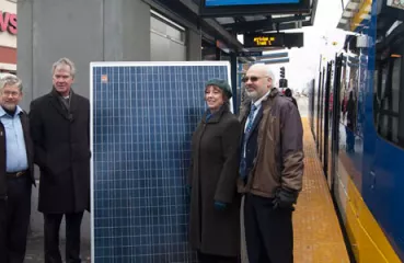 Solar energy expanding on the Green Line in Saint Paul