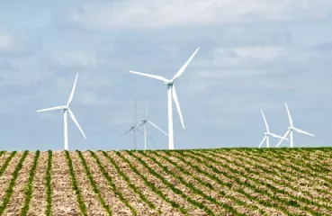 Wind turbines near Lake Benton, MN