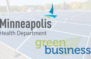 Minneapolis Health Department Green Business logo