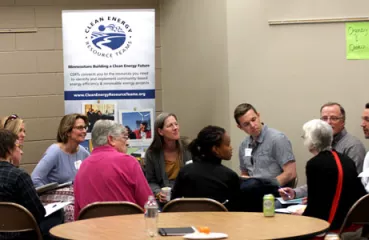 Minneapolis Neighborhood Leaders Gathered at Mayflower Church on April 30th