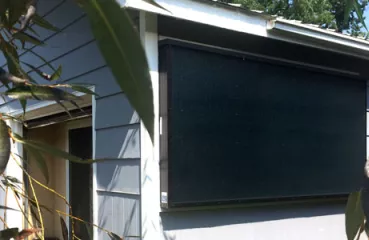 Solar air heat system on Sarah Hayden Shaw's "Shopfice"