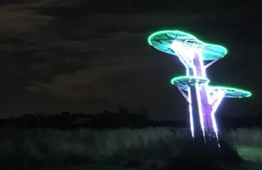 Solar Tree by Asia Ward at Franconia Sculpture Park