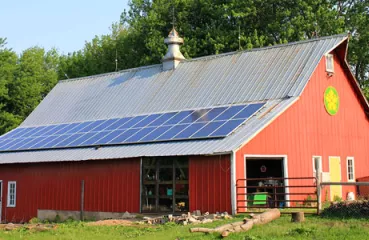 Solar PV at Squash Blossom Farm in Altura, MN
