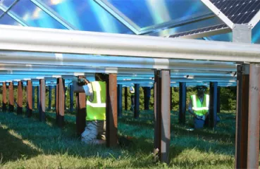 Installing the solar project