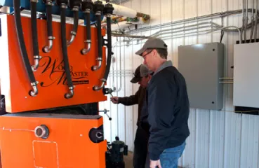 Taking a tour at Northwest Manufacturing