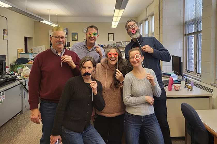 people in an office