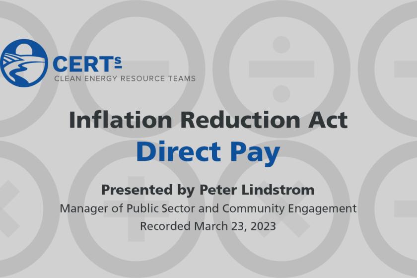 Direct Pay | Inflation Reduction Act