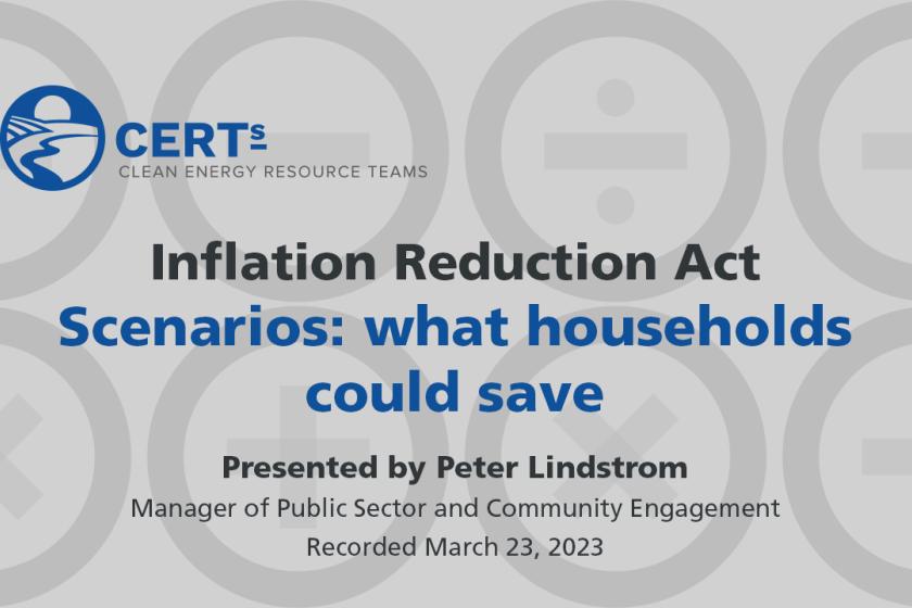 Household Scenarios | Inflation Reduction Act