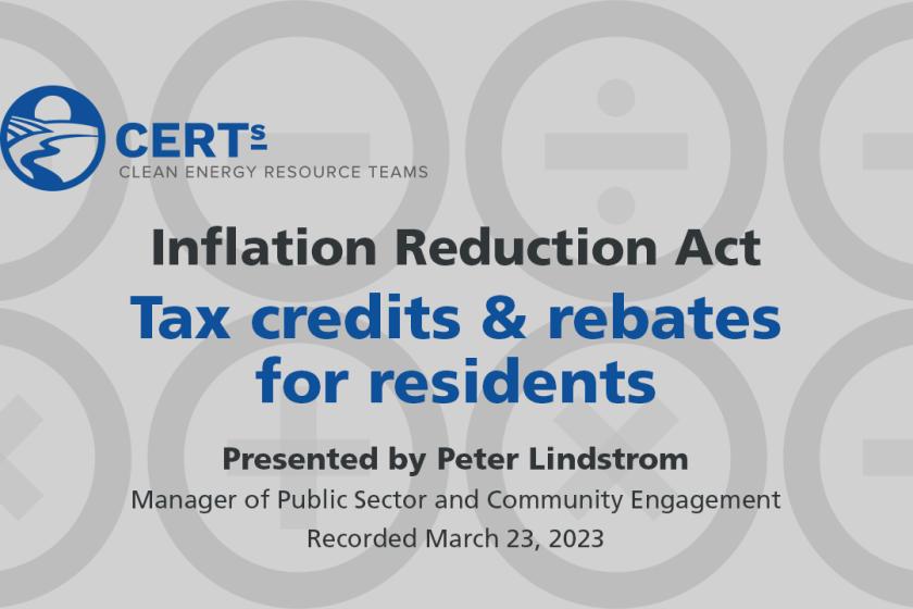 Tax Credits & Rebates for Residents 