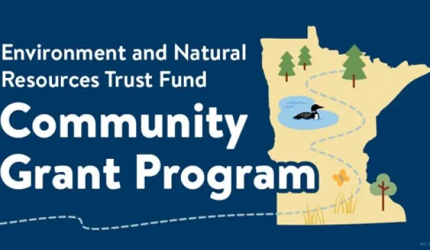 Map of Minnesota, Environment and Natural Resources Trust Fund, Community Grant Program