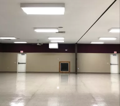 Brownton Community Center lighting