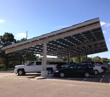 Red Wing Public Works Solar Carport