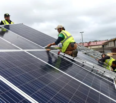 llbo solar installation