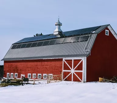 solar on barn